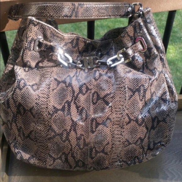 Tory Burch Natalya Python hobo - Picture 4 of 17